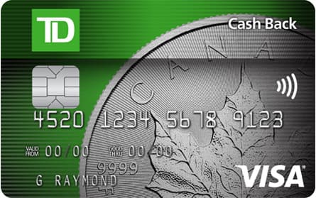 加拿大最佳新移民信用卡推荐 2022 6 TD Cash Back Visa* Card